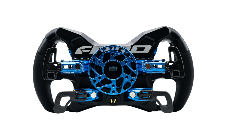開封のみ Cube Controls F-PRO Blue フォーミュラホイール Cube Controls F-PRO Color Edition Steering Wheel | Simufy