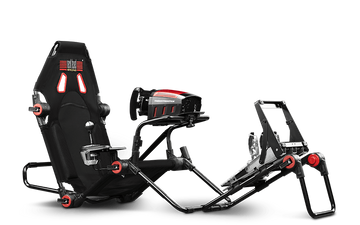 Cockpit dobrável Next Level Racing F-GT Lite Preto — montagem de volante