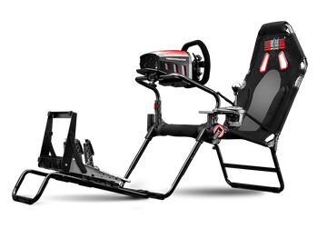 Cockpit dobrável Next Level Racing GT Lite Standard em posição GT, vista geral