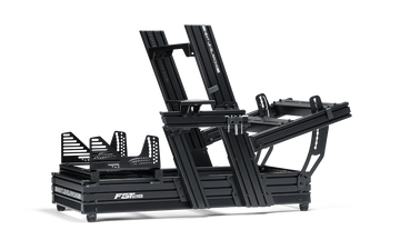 Next Level Racing F-GT Elite 160, cockpit de alumínio 160 mm para sim racing, vista frontal