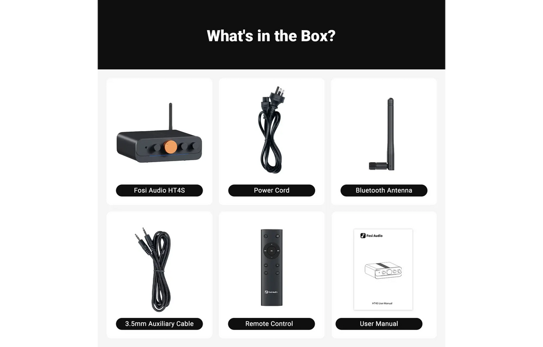 Amplificador Fosi Audio HT4S | Simufy