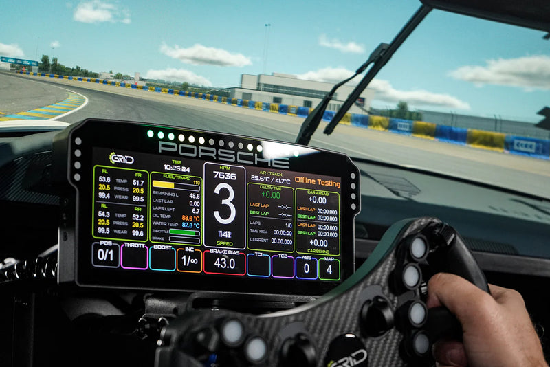 Dashboard Porsche 911 GT3 Cup