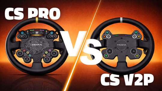 MOZA CS Pro vs CS V2P: el cambio que sí se nota en pista