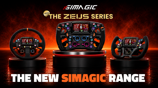 Nueva gama Simagic ZEUS: Formula, GT y Sport elevan el simracing premium