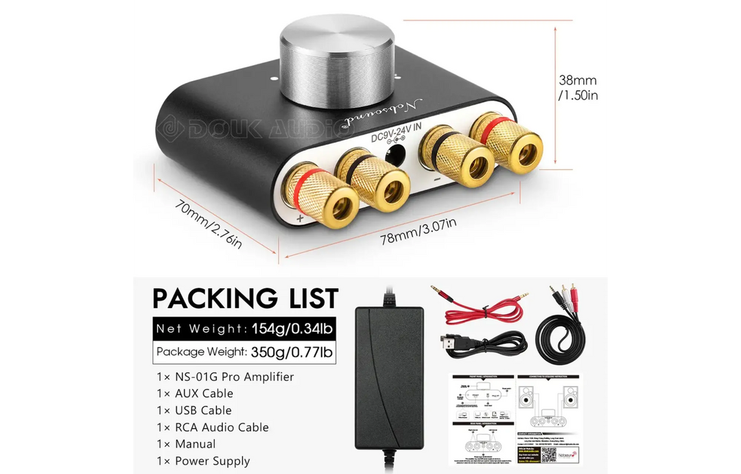 Nobsound NS-01G PRO Stereo Amplifier | Simufy