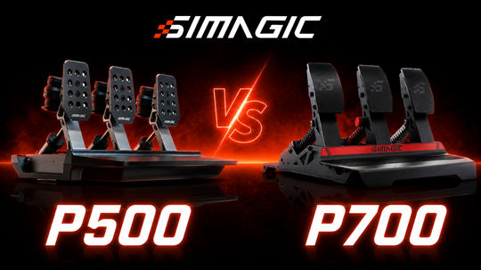 Pedales Simagic P500 vs P700: diferencias en frenada, ajustes y sensaciones