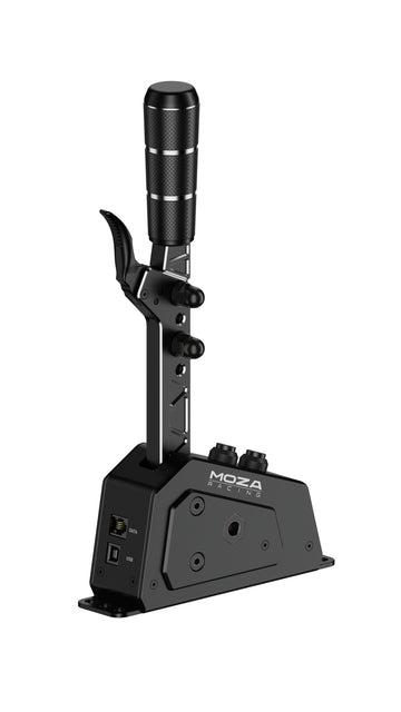 MOZA SGP sequential shifter in aerospace aluminium for sim racing