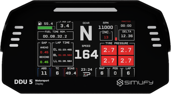 SIMAGIC シムダッシュボード DDU 5インチ CR-5 Sim Racing Dashboard/ddu 5