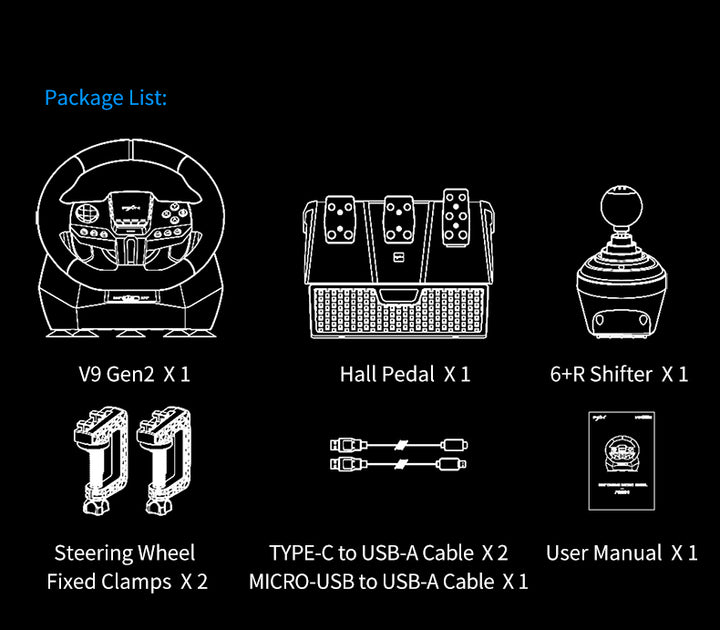 pxn v9 gaming lenkrad mit pedalen und schaltung GEN2 | H-Schaltung Leistung:250 W SNOWSTAR Makramee-Haarklammer-Organizer, Hängender Haarspangenhalter life-event-jockey-winter-holiday-travel-racing-assignment-kit