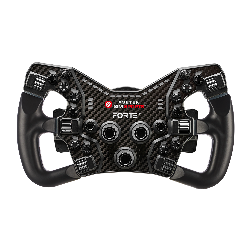 Formula Forte V2 Steering Wheel Asetek SimSports | Simufy