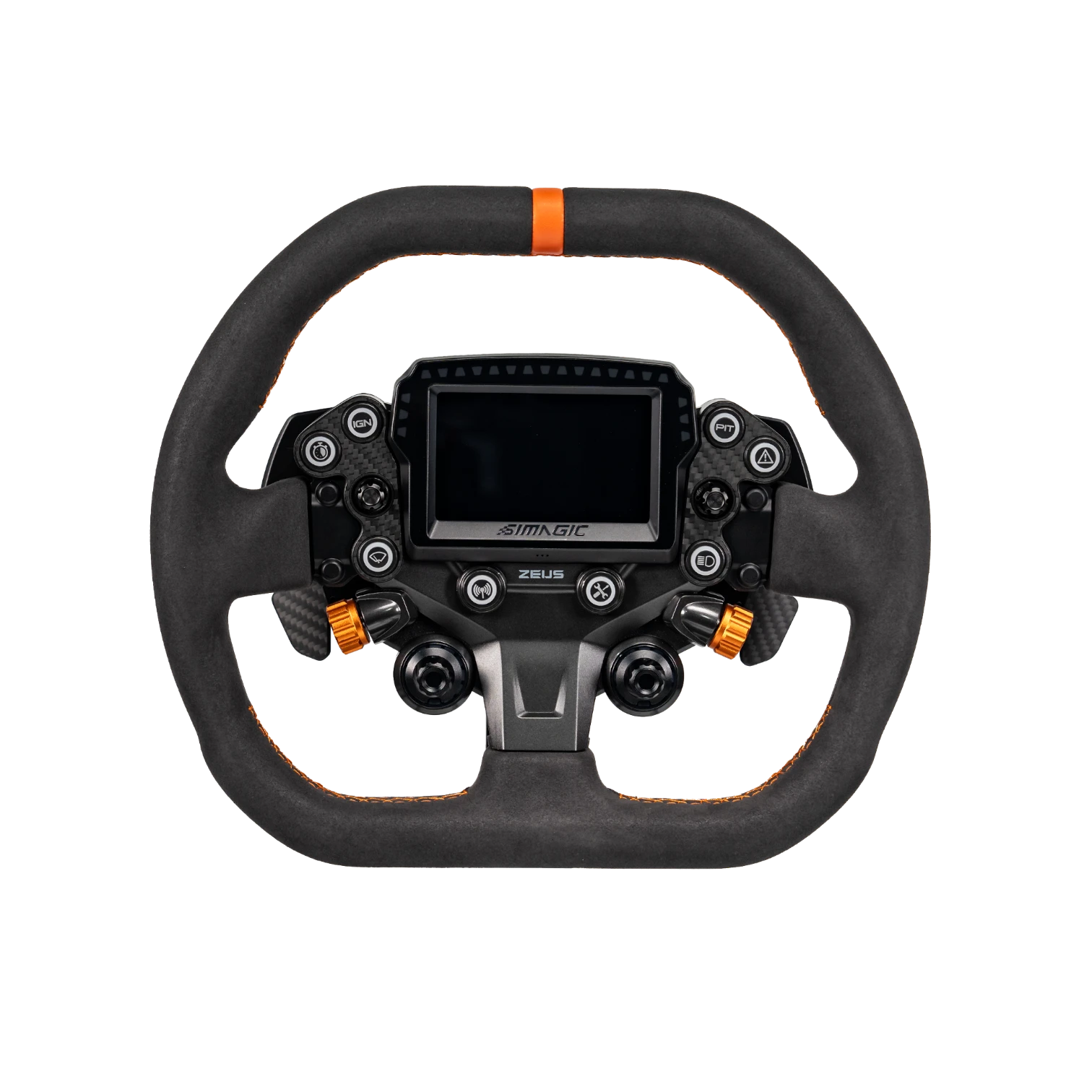 Simagic Zeus Sport 320 mm volante redondo vista frontal