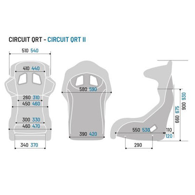 Baquet Sparco Circuit I QRT