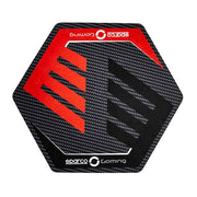 Sparco Gaming Stuhl-Bodenmatte – sechseckig