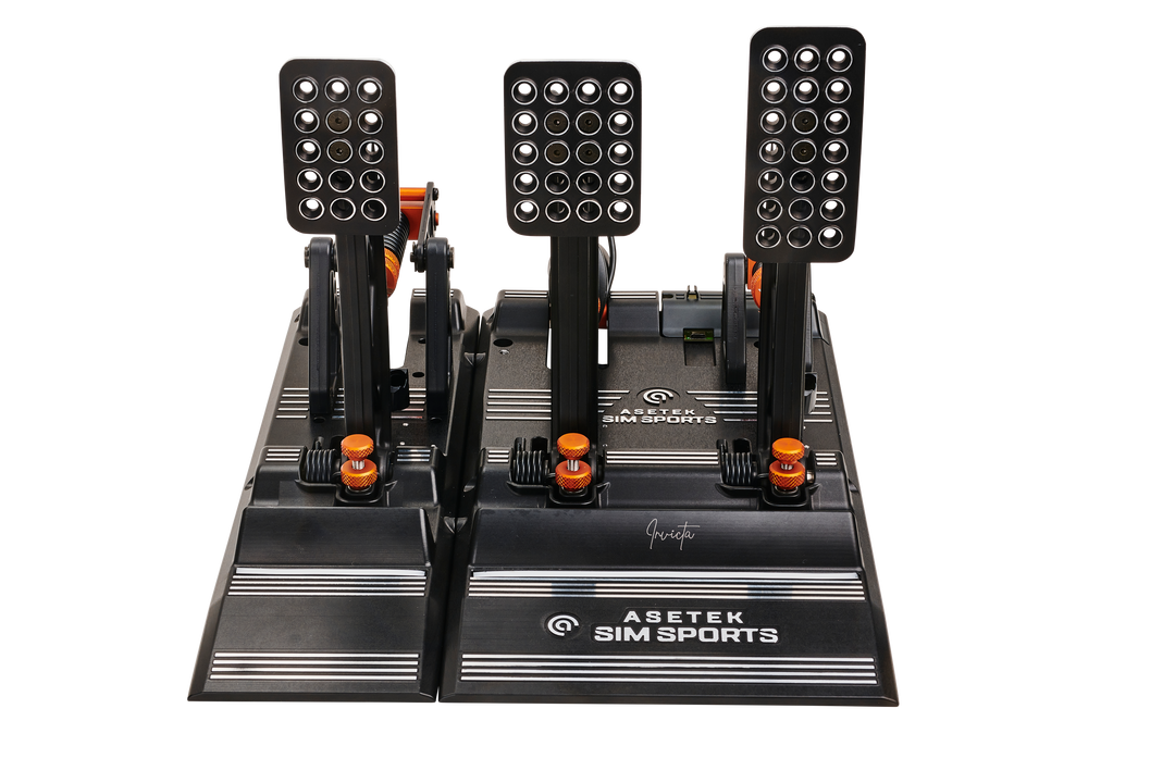 Asetek Invicta Pedals | Hydraulic Sim Racing Pedals
