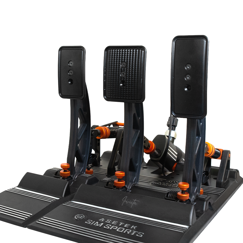 Invicta™ and Forte™ Asetek SimSports pedal faceplates | Simufy