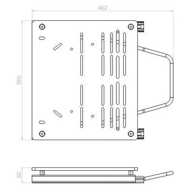 TREQ Sliding Pedal Platform