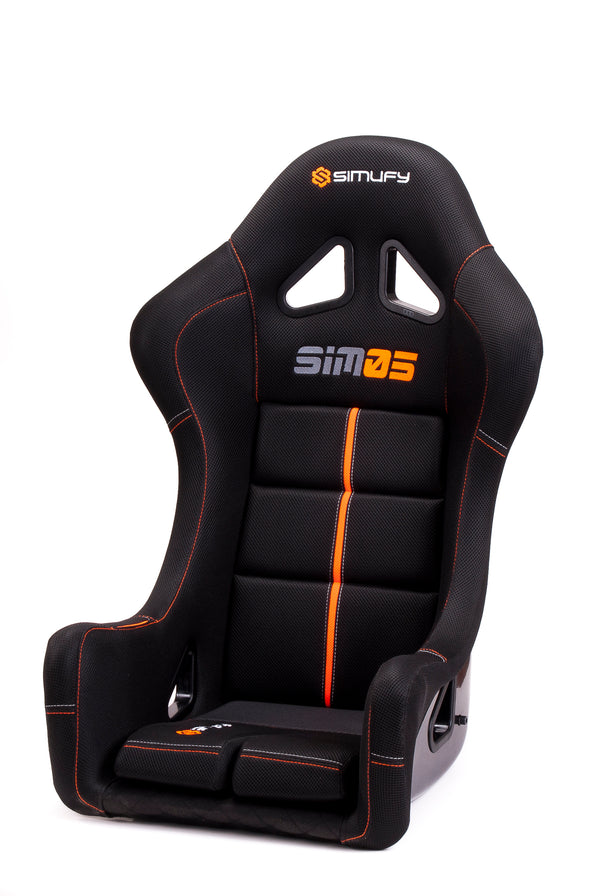 Simufy SIM05 bucket seat recommended for getting started in GT sim racing
