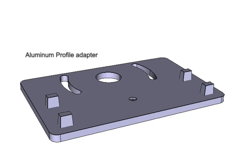 Soporte SRS Hurricane para perfil de aluminio con adaptador 360 grados