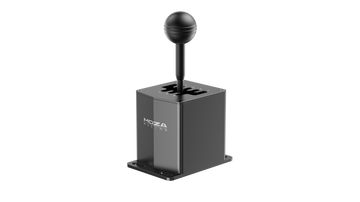 MOZA HGP 7+R H-pattern shifter in anodised aluminium for sim racing