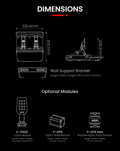 Pedals P500 Simagic