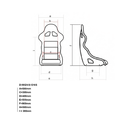 Racing Seat Refrigerated C1 Cold Fusion