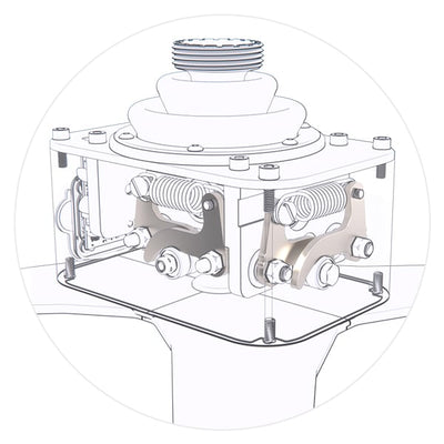 VPC WarBRD-D Flightstick Base