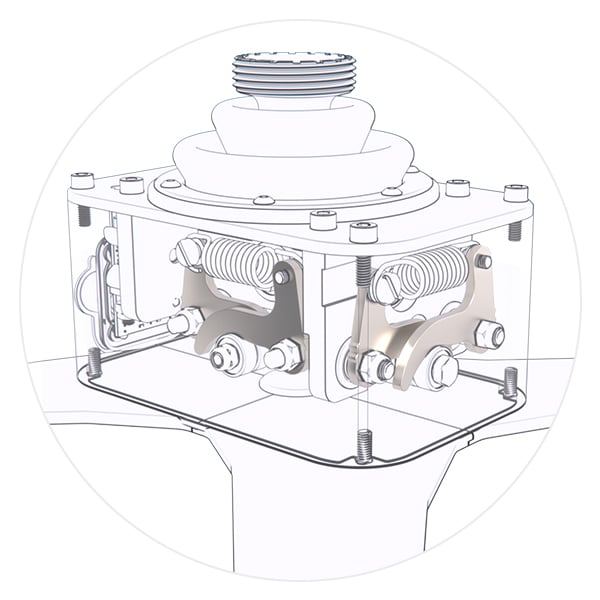 VPC WarBRD-D Flightstick Base