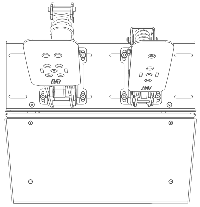 Platform Pedals Heusinkveld Sprint