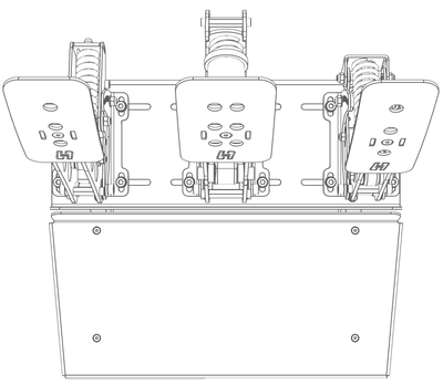 Platform Pedals Heusinkveld Sprint