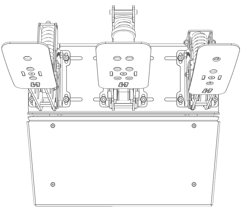 Platform Pedals Heusinkveld Sprint