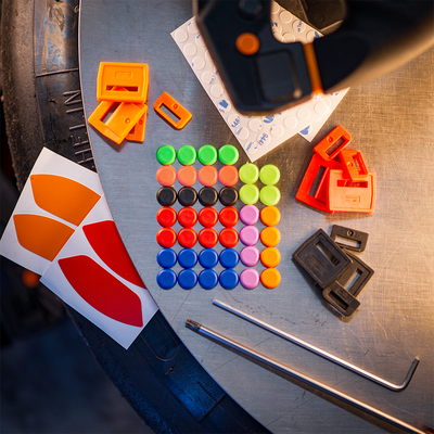 Color Kit for Buttons from Steering Wheels Asetek