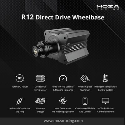 Direct Drive Wheelbase R12 MOZA Refurbished