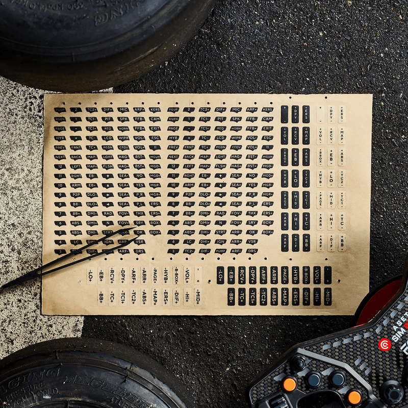 Adhesive Sheet Steering Wheels Asetek