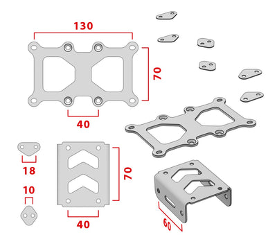 VPC Control Panel Desk Mount Adapter