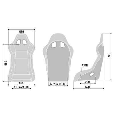 Racing Seat Sparco EVO QRT