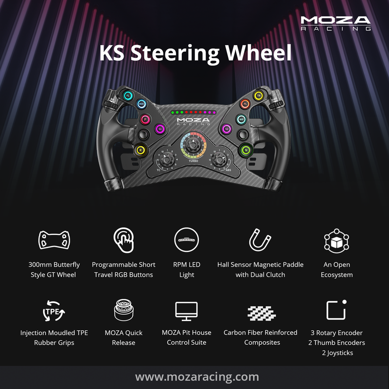 Steering wheel KS MOZA Refurbished