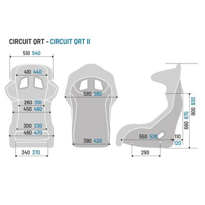 Racing Seat Sparco Circuit I QRT