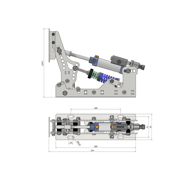 Clutch Pedal TAU AW