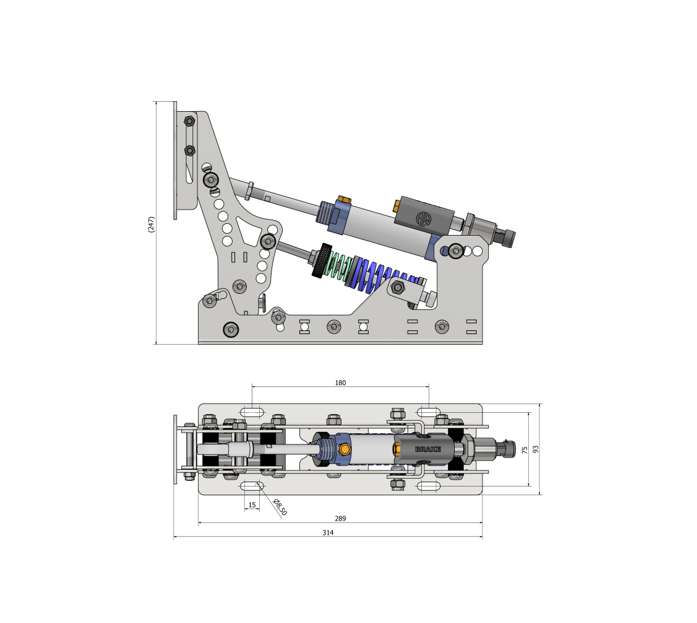 Clutch Pedal TAU AW