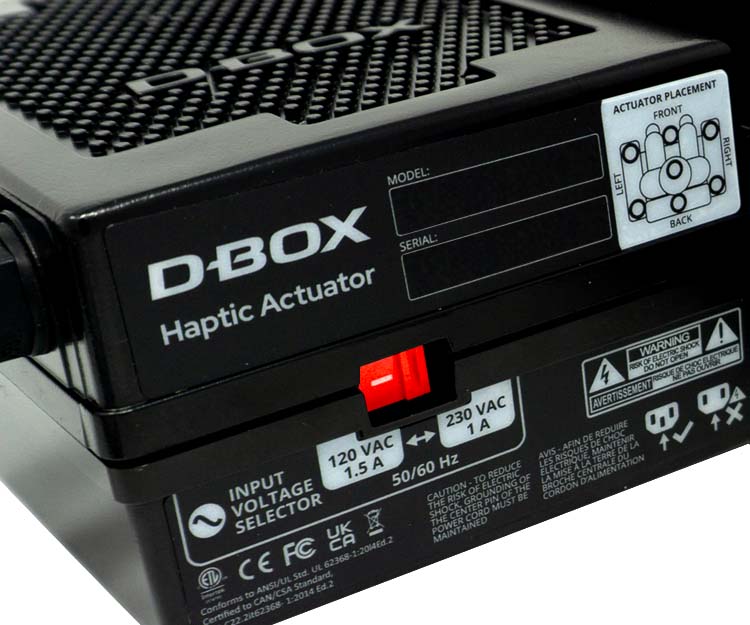 Gen 5 4250i Haptic System D-BOX