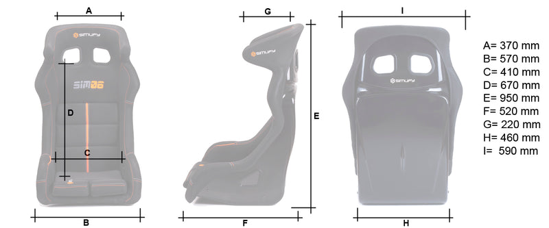 Racing Seat Simufy SIM06