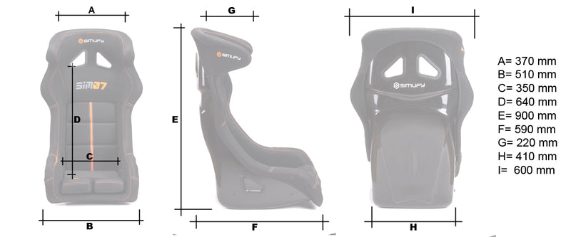 Racing Seat Simufy SIM07