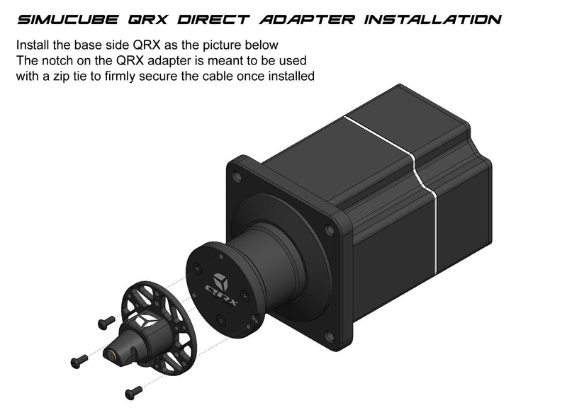 QRX adapter for Simucube